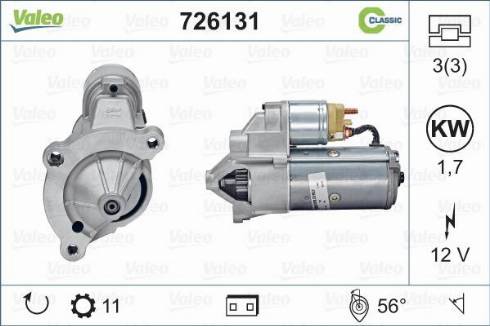 Valeo 726131 - Başlanğıc furqanavto.az