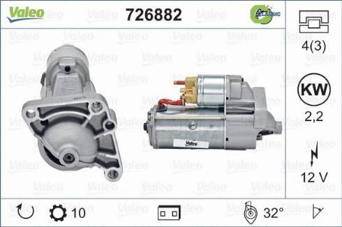 Valeo 726882 - Başlanğıc furqanavto.az