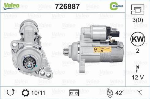 Valeo 726887 - Başlanğıc furqanavto.az