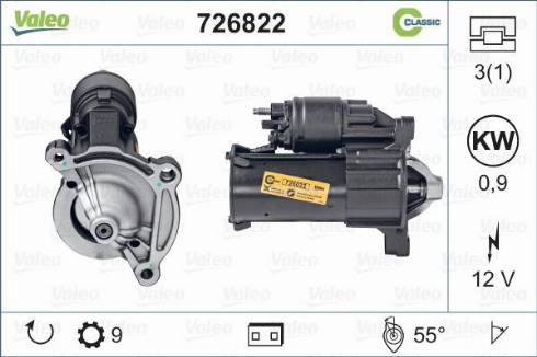 Valeo 726822 - Başlanğıc furqanavto.az