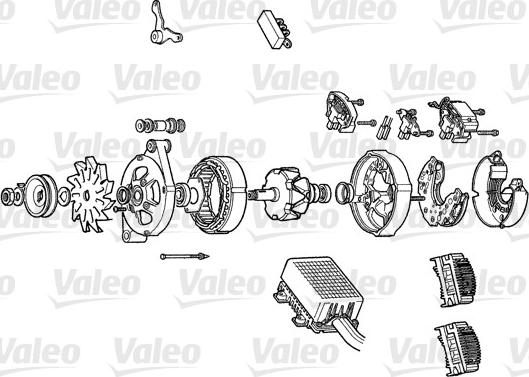 Valeo A14N96 - Alternator furqanavto.az