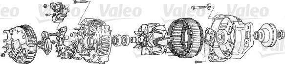 Valeo A14S054 - Alternator furqanavto.az