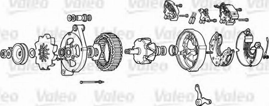 Valeo A13N47 - Gərginlik tənzimləyicisi, alternator furqanavto.az