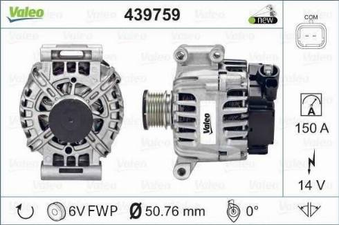 Valeo FG15T044 - Alternator furqanavto.az