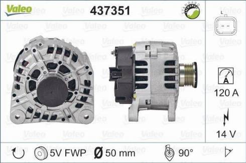 Valeo SG12B095 - Alternator furqanavto.az