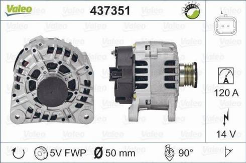 Valeo SG12B050 - Alternator furqanavto.az