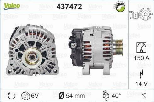 Valeo TG15C156 - Alternator furqanavto.az