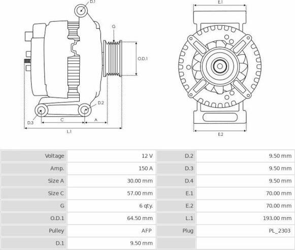 Valeo TG16C010 - Alternator furqanavto.az