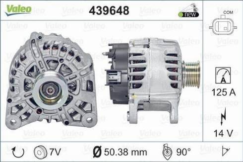 Valeo TG12C062 - Alternator furqanavto.az