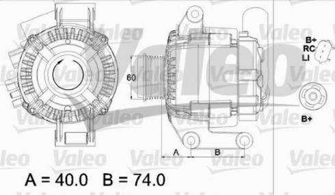Valeo TG12C109 - Alternator furqanavto.az