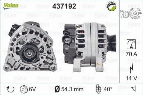 Valeo TG7S010 - Alternator furqanavto.az