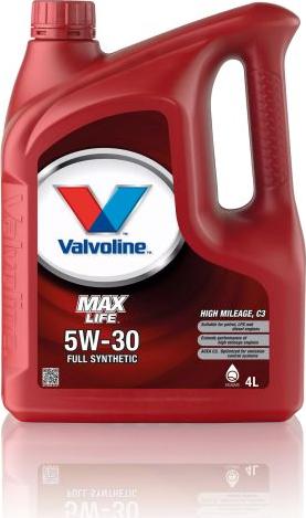 Valvoline MAXLIFE 5W30 C3 4L - Mühərrik yağı furqanavto.az