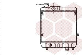 Van Wezel 49002011 - Radiator, mühərrikin soyudulması furqanavto.az