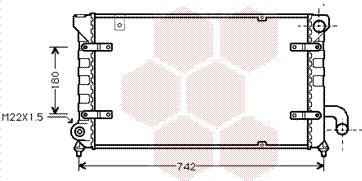 Van Wezel 49002028 - Radiator, mühərrikin soyudulması furqanavto.az