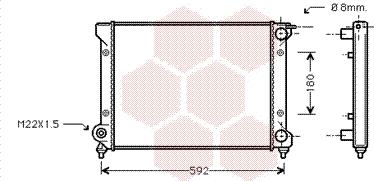 Van Wezel 49002027 - Radiator, mühərrikin soyudulması furqanavto.az