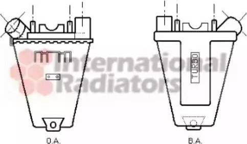 Van Wezel 40004139 - Intercooler, şarj cihazı furqanavto.az