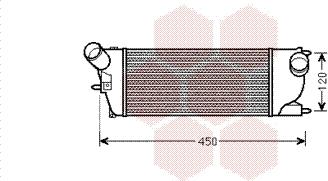 Van Wezel 40004345 - Intercooler, şarj cihazı furqanavto.az