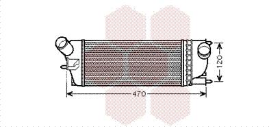 Van Wezel 40004336 - Intercooler, şarj cihazı furqanavto.az