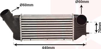 Van Wezel 40004279 - Intercooler, şarj cihazı furqanavto.az