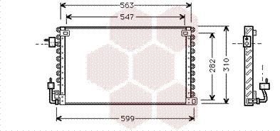 Van Wezel 40005180 - Kondenser, kondisioner furqanavto.az