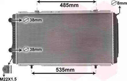 TEMPEST TP.15.61.390 - Radiator, mühərrikin soyudulması furqanavto.az