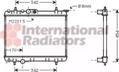 Ava Quality Cooling PEA2189 - Radiator, mühərrikin soyudulması furqanavto.az