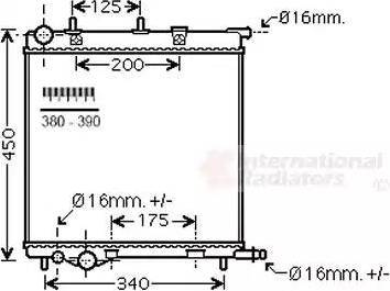 FPS 20 A74 - Radiator, mühərrikin soyudulması furqanavto.az