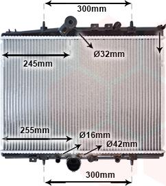 Van Wezel 40002217 - Radiator, mühərrikin soyudulması furqanavto.az