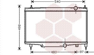 Van Wezel 40002229 - Radiator, mühərrikin soyudulması furqanavto.az