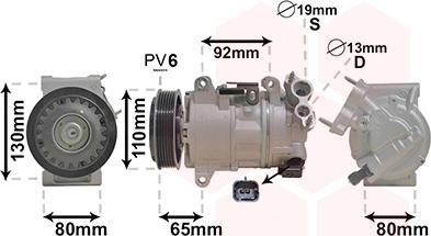 Van Wezel 4001K703 - Kompressor, kondisioner furqanavto.az