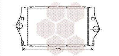 Van Wezel 43004447 - Intercooler, şarj cihazı furqanavto.az