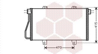 Van Wezel 43005352 - Kondenser, kondisioner furqanavto.az