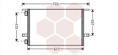 Van Wezel 43005304 - Kondenser, kondisioner furqanavto.az