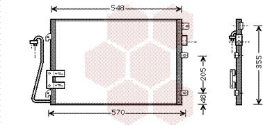 Van Wezel 43005376 - Kondenser, kondisioner furqanavto.az