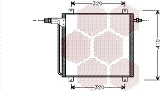 Van Wezel 43005200 - Kondenser, kondisioner furqanavto.az