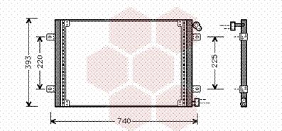 Van Wezel 43005234 - Kondenser, kondisioner furqanavto.az