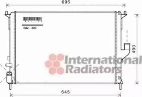 Ava Quality Cooling RT2477 - Radiator, mühərrikin soyudulması furqanavto.az