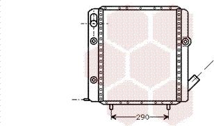 Van Wezel 43002071 - Radiator, mühərrikin soyudulması furqanavto.az