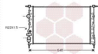 Van Wezel 43002198 - Radiator, mühərrikin soyudulması furqanavto.az