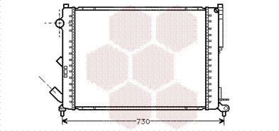 Van Wezel 43002301 - Radiator, mühərrikin soyudulması furqanavto.az