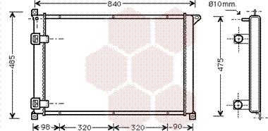 Van Wezel 43002257 - Radiator, mühərrikin soyudulması furqanavto.az