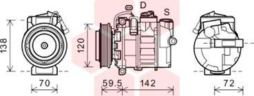 Van Wezel 4300K494 - Kompressor, kondisioner furqanavto.az