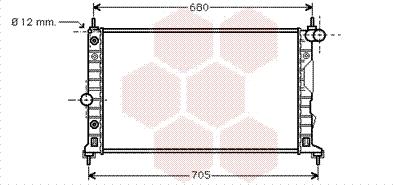 Van Wezel 47002037 - Radiator, mühərrikin soyudulması furqanavto.az