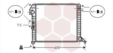 Van Wezel 59002056 - Radiator, mühərrikin soyudulması furqanavto.az