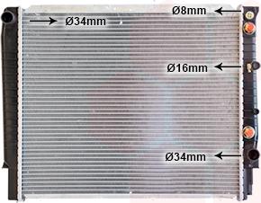 Van Wezel 59002062 - Radiator, mühərrikin soyudulması furqanavto.az