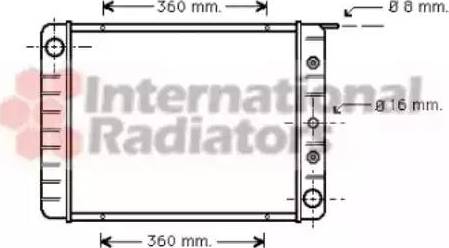 Van Wezel 59002003 - Radiator, mühərrikin soyudulması furqanavto.az