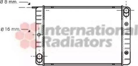 Van Wezel 59002014 - Radiator, mühərrikin soyudulması furqanavto.az