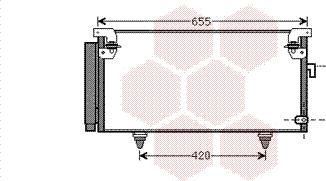 Van Wezel 51005073 - Kondenser, kondisioner furqanavto.az