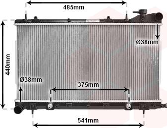 Van Wezel 51002049 - Radiator, mühərrikin soyudulması furqanavto.az