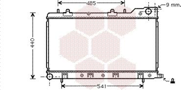 Van Wezel 51002071 - Radiator, mühərrikin soyudulması furqanavto.az